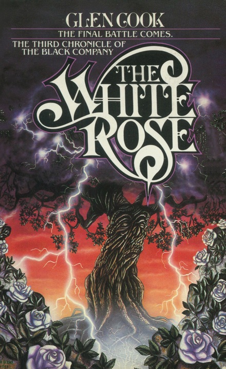 The White Rose by Glen Cook_69f30395b9603.jpeg خرید و دانلود نسخه کامل کتاب صوتی انگلیسی رز سفید، اثر گلن کوک (از مجموعهی گروهان سیاه) The White Rose by Glen Cook - تصویر 1