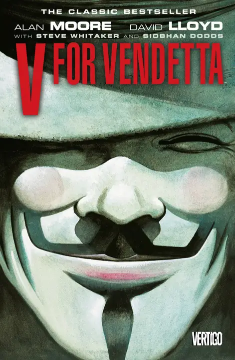 V for Vendetta by Alan Moore_69f0c5186e643.webp خرید و دانلود نسخه کامل کتاب صوتی انگلیسی وی فور وندتا، اثر آلن مور V for Vendetta by Alan Moore - تصویر 1