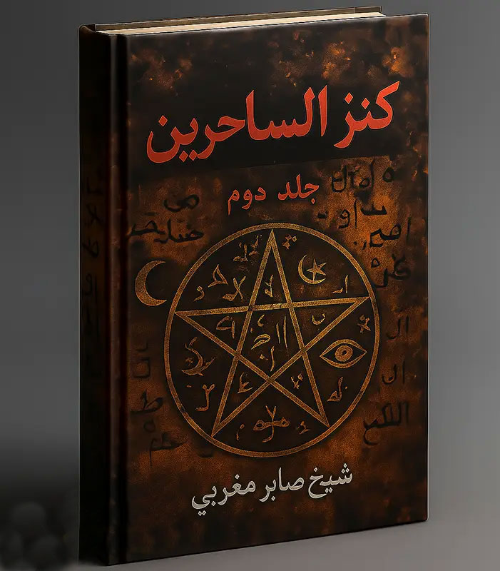 جلد-کتاب-کنز-الساحرین-جلد-دوم خرید و دانلود فایل کتاب کنز الساحرین جلد دوم: مجموعه طلسم و ادعیه قدرتمند (PDF) اصل | علوم غریبه | علوم متافیزیک | سورنا بوک - تصویر 1