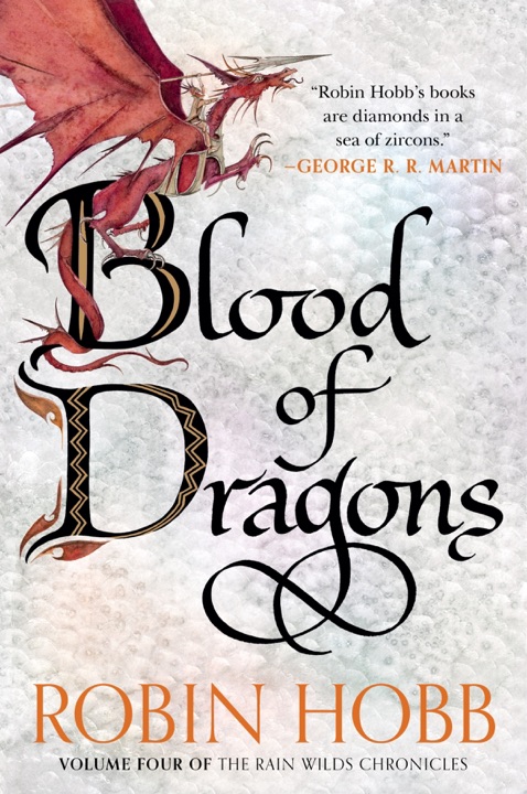 Blood of Dragons by Robin Hobb_6a089d2faa7c4.jpeg خرید و دانلود نسخه کامل کتاب صوتی انگلیسی خون اژدهایان، اثر رابین هاب (از مجموعهی وقایعنگاری رین وایلد, قلمرو الدرلینگها) Blood of Dragons by Robin Hobb - تصویر 1