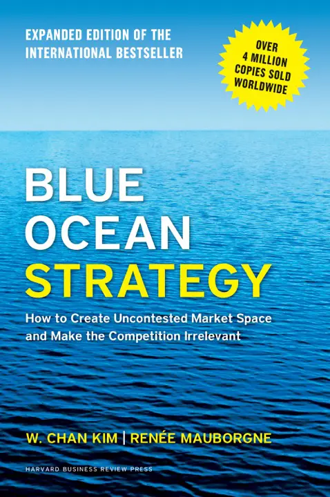 Blue Ocean Strategy by Renée Mauborgne, W. Chan Kim_6a16bb3ad408f.webp خرید و دانلود نسخه کامل کتاب صوتی انگلیسی استراتژی اقیانوس آبی، اثر چان کیم, رنه مابورنیا Blue Ocean Strategy by Renée Mauborgne, W. Chan Kim - تصویر 1
