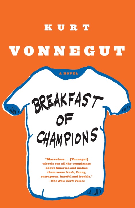 Breakfast of Champions by Kurt Vonnegut_69ff51b477eae.jpeg خرید و دانلود نسخه کامل کتاب صوتی انگلیسی صبحانه قهرمانان، اثر کورت وونت Breakfast of Champions by Kurt Vonnegut - تصویر 1