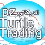 خرید و دانلود اندیکاتور اجرا سیستم معاملاتی اصلی ریچارد دنیس و بیل اکهارت PZ Turtle Trading برای متاتریدر 4