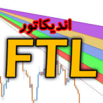 خرید و دانلود اندیکاتور ترکیبی خطوط روند و فیبوناچی FTL برای متاتریدر 4