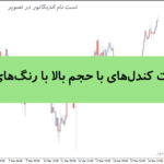 خرید و دانلود اندیکاتور VolumeCandlesticks; هایلایت کندل‌های با حجم بالا با رنگ‌های آکسان برای متاتریدر 4 و 5