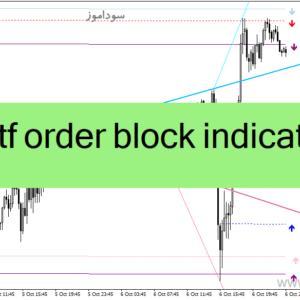 خرید و دانلود دانلود اندیکاتور اردر بلاک برای متاتریدر4 با نام mtf order block indicator