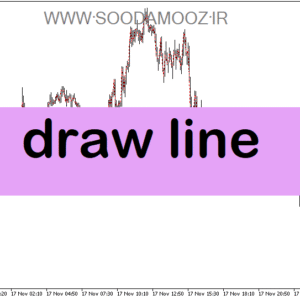 خرید و دانلود دانلود اندیکاتور حرفه ای فارکس برای متاتریدر5 با نام draw line