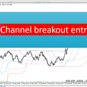 خرید و دانلود دانلود اندیکاتور رسم کانال متاتریدر5 با نام Channel breakout entry