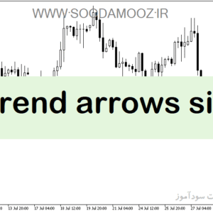 خرید و دانلود دانلود اندیکاتور سیگنال فارکس برای متاتریدر5 با نام trend arrows sign
