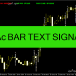 خرید و دانلود دانلود اندیکاتور سیگنال دهی فارکس برای متاتریدر4 با نام VSAc BAR TEXT SIGNALS
