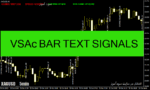 خرید و دانلود دانلود اندیکاتور سیگنال دهی فارکس برای متاتریدر4 با نام VSAc BAR TEXT SIGNALS