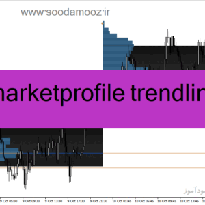 خرید و دانلود دانلود اندیکاتور مارکت پروفایل برای متاتریدر4 با نام marketprofile trendlines