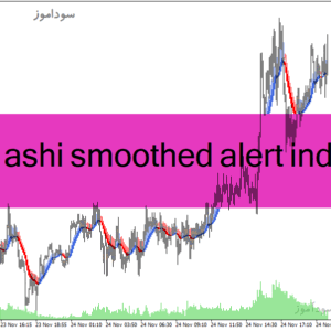خرید و دانلود دانلود اندیکاتور هیکن آشی برای متاتریدر4 با نام heiken ashi smoothed alert indicator