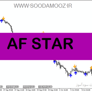 خرید و دانلود دانلود بهترین اندیکاتور برای نوسان گیری فارکس مخصوص متاتریدر5 با نام AF STAR