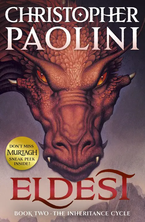 Eldest by Christopher Paolini_69fb335f48905.webp خرید و دانلود نسخه کامل کتاب صوتی انگلیسی الدست (بزرگترین)، اثر کریستوفر پائولینی (از مجموعهی چرخهی وراثت) Eldest by Christopher Paolini - تصویر 1