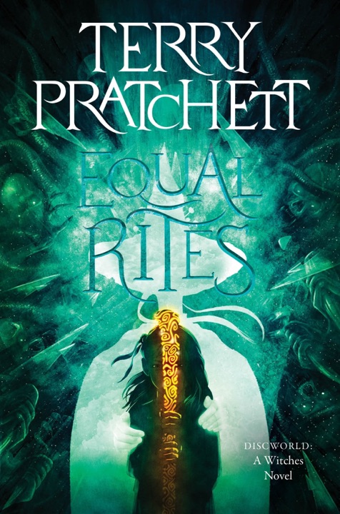 Equal Rites by Terry Pratchett_6a0775c8ee0da.jpeg خرید و دانلود نسخه کامل کتاب صوتی انگلیسی آداب برابر، اثر تری پرچت (از مجموعهی دیسکورلد, جادوگران) Equal Rites by Terry Pratchett - تصویر 1