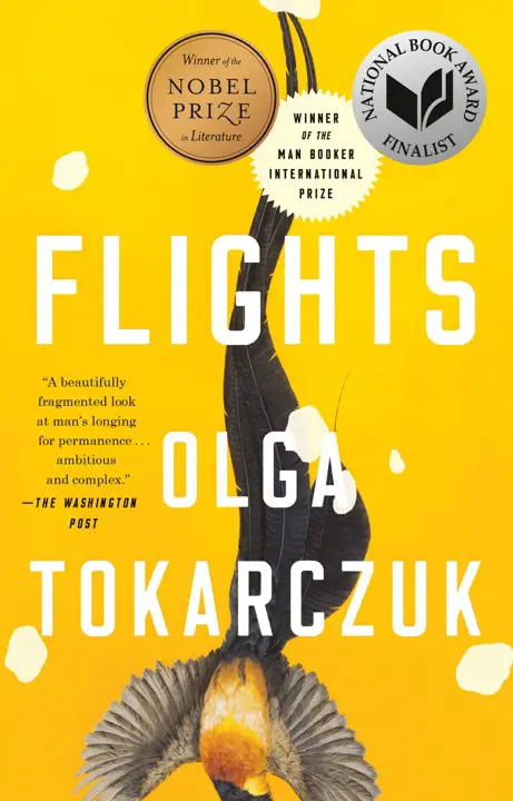 Flights by Olga Tokarczuk_6a16b4dadd9f9.webp خرید و دانلود نسخه کامل کتاب صوتی انگلیسی گریزها، اثر اولگا توکارچوک Flights by Olga Tokarczuk - تصویر 1