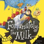 خرید و دانلود نسخه کامل کتاب صوتی انگلیسی خوشبختانه، شیر، اثر نیل گیمن Fortunately, the Milk by Neil Gaiman