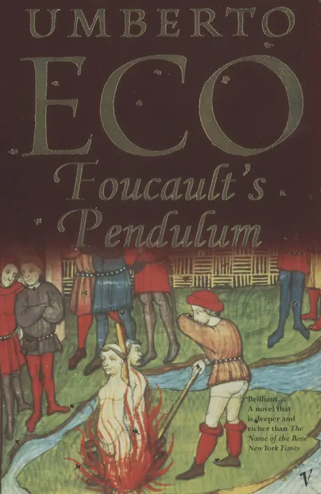 Foucault’s Pendulum by Umberto Eco_6a18347b0e122.webp خرید و دانلود نسخه کامل کتاب صوتی انگلیسی آونگ فوکو، اثر امبرتو اکو Foucault's Pendulum by Umberto Eco - تصویر 1