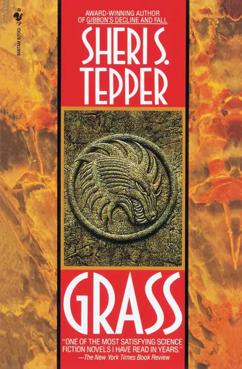 Grass by Sheri S. Tepper_6a16e7b6eb861.webp خرید و دانلود نسخه کامل کتاب صوتی انگلیسی علف، اثر شری اس. تپر Grass by Sheri S. Tepper - تصویر 1