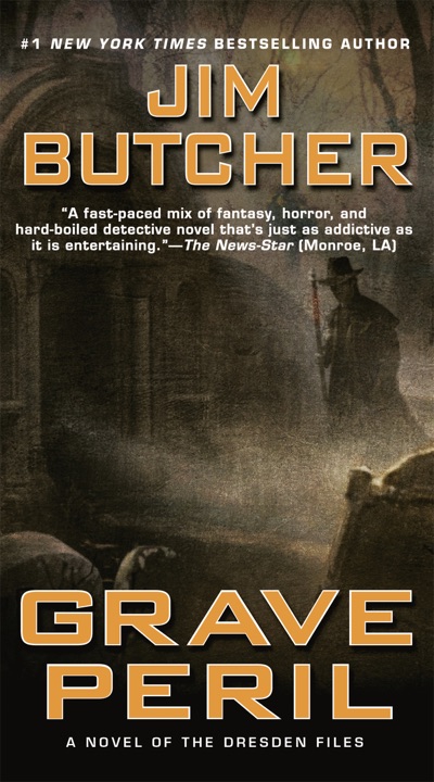 Grave Peril by Jim Butcher_6a04a478625c0.jpeg خرید و دانلود نسخه کامل کتاب صوتی انگلیسی خطر قبر، اثر جیم بوچر (از مجموعهی پروندههای درسدن) Grave Peril by Jim Butcher - تصویر 1