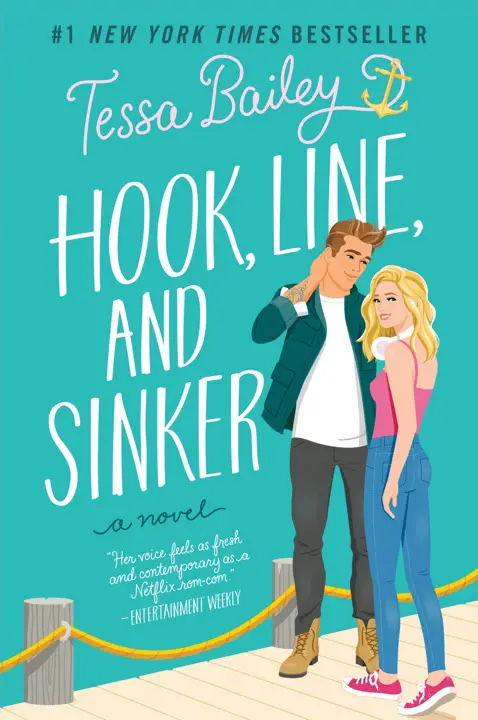 Hook, Line, and Sinker by Tessa Bailey_69f72db227a87.webp خرید و دانلود نسخه کامل کتاب صوتی انگلیسی قلاب، نخ و وزنه، اثر تسا بیلی (از مجموعهی خواهران بلینجر) Hook, Line, and Sinker by Tessa Bailey - تصویر 1
