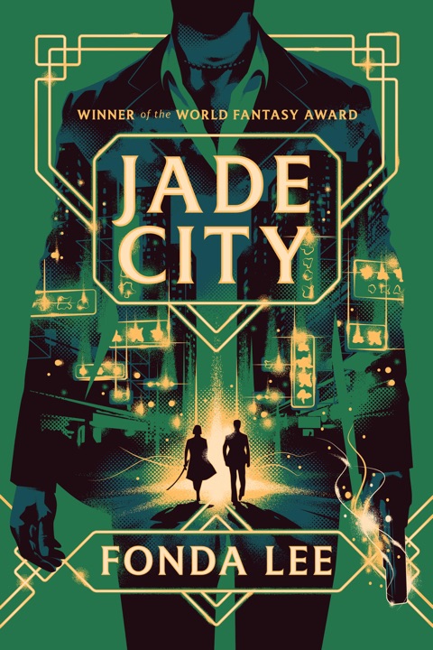 Jade City by Fonda Lee_6a08534ddc3bf.jpeg خرید و دانلود نسخه کامل کتاب صوتی انگلیسی شهر یشم، اثر فوندا لی (از مجموعهی حماسه استخوان سبز) Jade City by Fonda Lee - تصویر 1