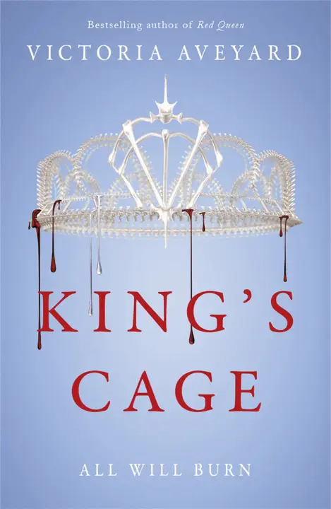 King’s Cage by Victoria Aveyard_69f746cd8363a.webp خرید و دانلود نسخه کامل کتاب صوتی انگلیسی قفس پادشاه، اثر ویکتوریا اویارد (از مجموعهی ملکه سرخ) King's Cage by Victoria Aveyard - تصویر 1