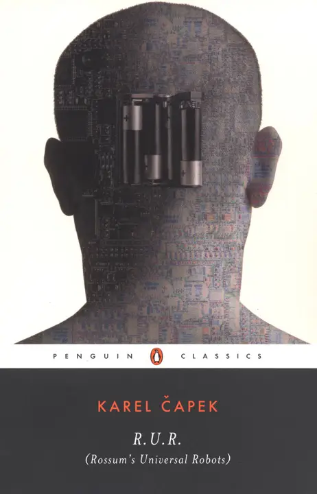 R.U.R. (Rossum’s Universal Robots) by Karel Capek_69f5eae5812d6.webp خرید و دانلود نسخه کامل کتاب صوتی انگلیسی کارخانه رباتسازی روسوم، اثر کارل چاپک R.U.R. (Rossum's Universal Robots) by Karel Capek - تصویر 1