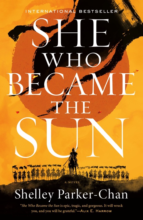 She Who Became the Sun by Shelley Parker-Chan_6a04cb27da77c.jpeg خرید و دانلود نسخه کامل کتاب صوتی انگلیسی او که خورشید شد، اثر شلی پارکر-شان (از مجموعهی امپراتور درخشان) She Who Became the Sun by Shelley Parker-Chan - تصویر 1