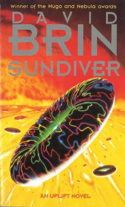 Sundiver by David Brin_69f5f4481fa39.webp خرید و دانلود نسخه کامل کتاب صوتی انگلیسی شیرجه در خورشید (ساندایور)، اثر دیوید برین (از مجموعهی حماسهی تعالی) Sundiver by David Brin - تصویر 1