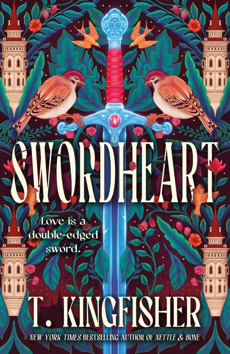 Swordheart by T. Kingfisher_6a04cba024ad1.jpeg خرید و دانلود نسخه کامل کتاب صوتی انگلیسی قلب شمشیر، اثر تی. کینگفیشر (از مجموعهی دنیای موش سفید) Swordheart by T. Kingfisher - تصویر 1