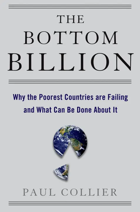 The Bottom Billion by Paul Collier_6a16a6cbb5dd1.webp خرید و دانلود نسخه کامل کتاب صوتی انگلیسی میلیارد نفر تهیدست، اثر پل کولیر The Bottom Billion by Paul Collier - تصویر 1
