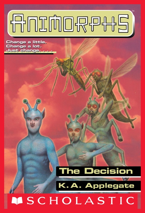 The Decision by K. A. Applegate_6a0755c703551.jpeg خرید و دانلود نسخه کامل کتاب صوتی انگلیسی تصمیم، اثر کی. ای. اپلگیت (از مجموعهی آنیمورفها) The Decision by K. A. Applegate - تصویر 1