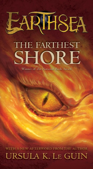 The Farthest Shore by Ursula K. Le Guin_6a0470e52bebc.jpeg خرید و دانلود نسخه کامل کتاب صوتی انگلیسی دورترین ساحل، اثر اورسولا کی. لو گویین (از مجموعهی مجموعه دریای زمین) The Farthest Shore by Ursula K. Le Guin - تصویر 1