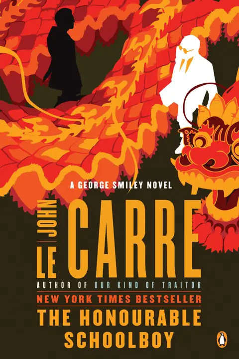 The Honourable Schoolboy by John le Carré_6a16c30fafe24.webp خرید و دانلود نسخه کامل کتاب صوتی انگلیسی دانشآموز شریف، اثر جان لوکاره (از مجموعهی جورج اسمایلی) The Honourable Schoolboy by John le Carré - تصویر 1