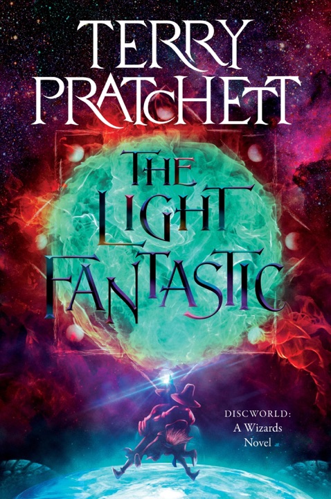 The Light Fantastic by Terry Pratchett_6a0775c5de1de.jpeg خرید و دانلود نسخه کامل کتاب صوتی انگلیسی نور شگفتانگیز، اثر تری پرچت (از مجموعهی دیسکورلد, رینسویند) The Light Fantastic by Terry Pratchett - تصویر 1