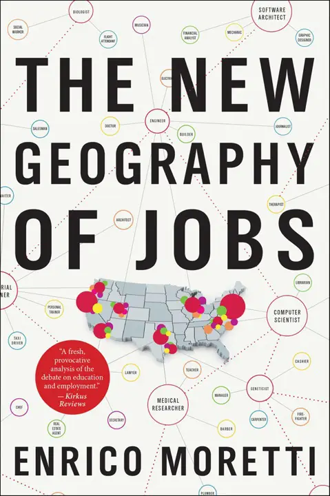 The New Geography of Jobs by Enrico Moretti_6a16984039ad6.webp خرید و دانلود نسخه کامل کتاب صوتی انگلیسی جغرافیای جدید مشاغل، اثر انریکو مورتی The New Geography of Jobs by Enrico Moretti - تصویر 1