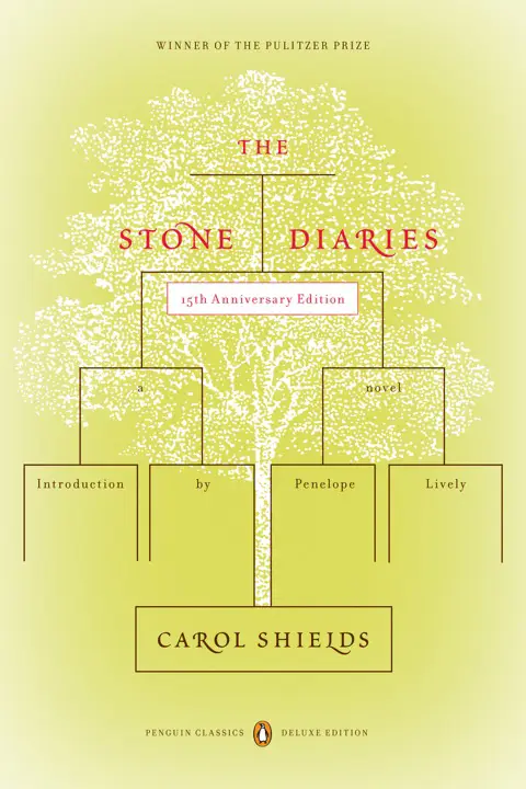 The Stone Diaries by Carol Shields_6a1596fb00488.webp خرید و دانلود نسخه کامل کتاب صوتی انگلیسی یادداشتهای سنگی، اثر کارول شیلدز The Stone Diaries by Carol Shields - تصویر 1