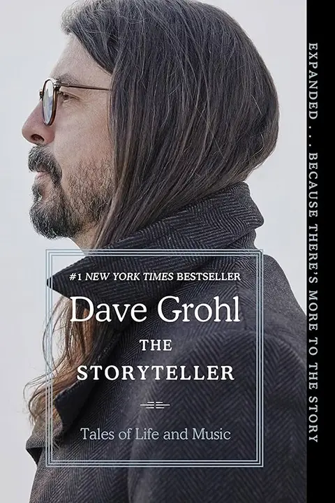 The Storyteller: Tales of Life and Music by Dave Grohl_6a19b0dc79d90.webp خرید و دانلود نسخه کامل کتاب صوتی انگلیسی قصهگو، اثر دیو گرول The Storyteller: Tales of Life and Music by Dave Grohl - تصویر 1