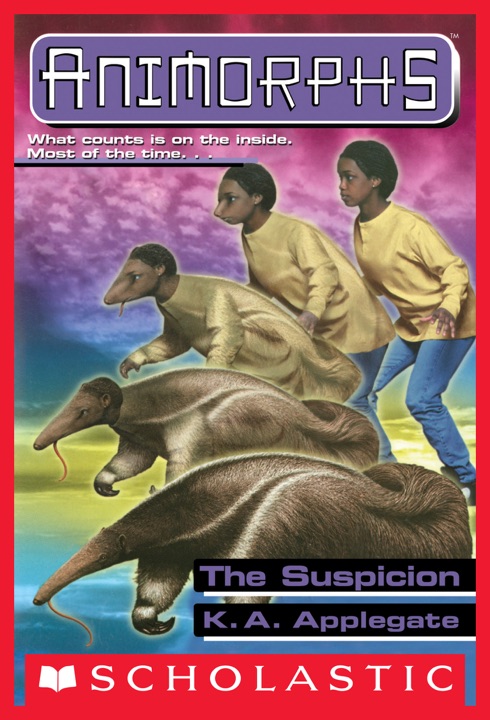 The Suspicion by K. A. Applegate_6a0754ca33743.jpeg خرید و دانلود نسخه کامل کتاب صوتی انگلیسی سوءظن، اثر کی. ای. اپلگیت (از مجموعهی آنیمورفها) The Suspicion by K. A. Applegate - تصویر 1