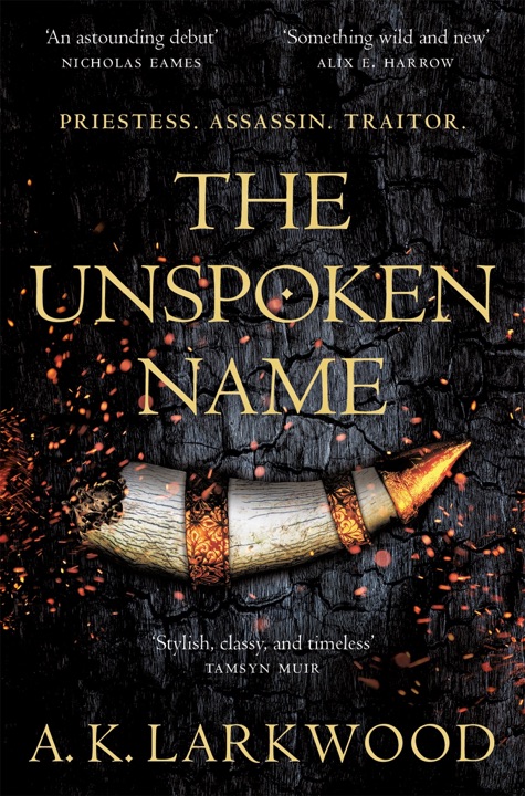 The Unspoken Name by A.K. Larkwood_6a04a9905c1d4.jpeg خرید و دانلود نسخه کامل کتاب صوتی انگلیسی نام ناگفته، اثر ای. کی. لارکوود (از مجموعهی دروازههای مار) The Unspoken Name by A.K. Larkwood - تصویر 1