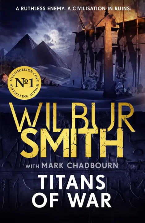 Titans of War by Wilbur Smith_69f76f7f97fa6.webp خرید و دانلود نسخه کامل کتاب صوتی انگلیسی تایتانهای جنگ، اثر ویلبور اسمیت (از مجموعهی مصر باستان) Titans of War by Wilbur Smith - تصویر 1