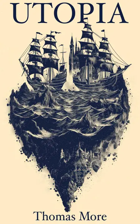 Utopia by Thomas More_6a1553234b8db.webp خرید و دانلود نسخه کامل کتاب صوتی انگلیسی آرمانشهر، اثر توماس مور Utopia by Thomas More - تصویر 1