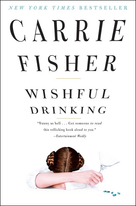 Wishful Drinking by Carrie Fisher_6a01a69e995d2.jpeg Wishful Drinking by Carrie Fisherخرید و دانلود نسخه کامل کتاب صوتی انگلیسی نوشیدن آرزومندانه، اثر کری فیشر Wishful Drinking by Carrie Fisher - تصویر 1
