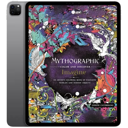 Mythographic-Color-and-Discover-Imagine-500x500 خرید و دانلود نسخه کامل کتاب انگلیسی Mythographic Color and Discover: Imagine 2019 - تصویر 1