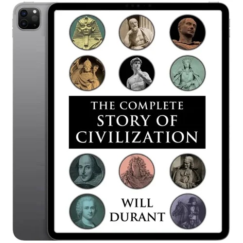 The-Complete-Story-of-Civilization-500x500 خرید و دانلود نسخه کامل کتاب انگلیسی The Story of Civilization 11 Volume Set - تصویر 1