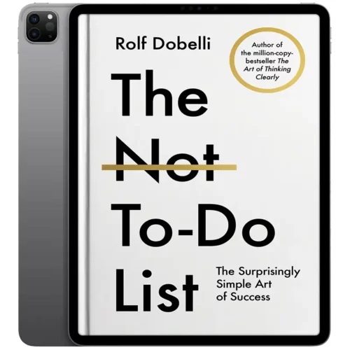 The-Not-To-Do-List-500x500 خرید و دانلود نسخه کامل کتاب انگلیسی The Not To Do List 2025 - تصویر 1
