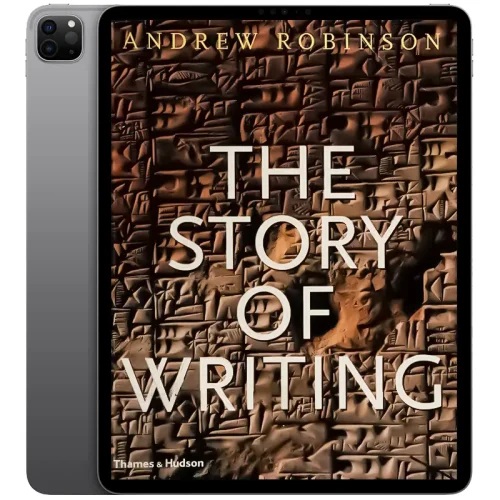 The-story-of-writing-500x500 خرید و دانلود نسخه کامل کتاب انگلیسی The Story of Writing 1999 نسخه اسکن شده - تصویر 1