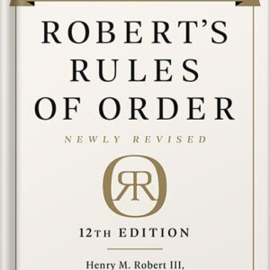 خرید و دانلود نسخه کامل کتاب Robert’s Rules of Order Newly Revised, 12th edition by Henry M. Robert PDF